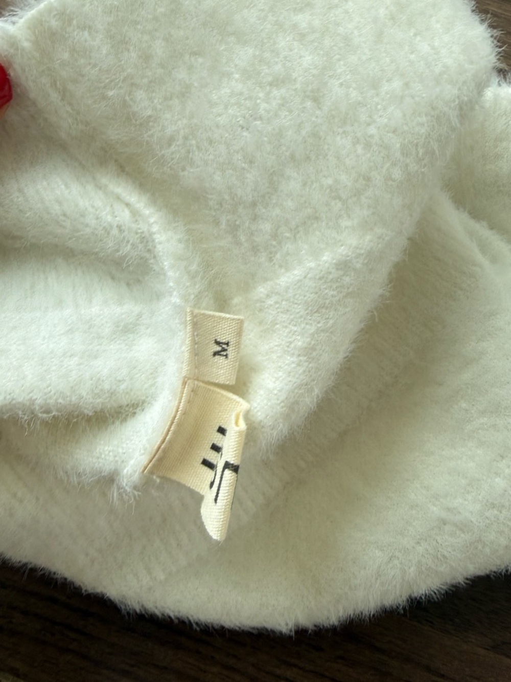 White Off-Shoulder Tie-Strap Crop Top with Butterfly Accent - Picture 4 of 4